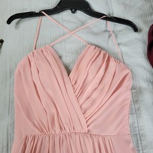 Jim Hjelm light pink bridesmaid dress